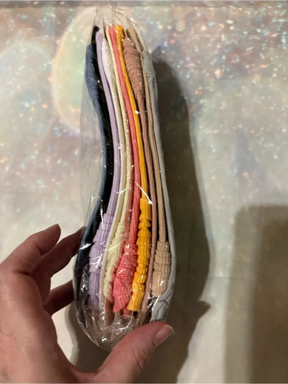 Bundle of colorful tight socks- Packaged Pairs